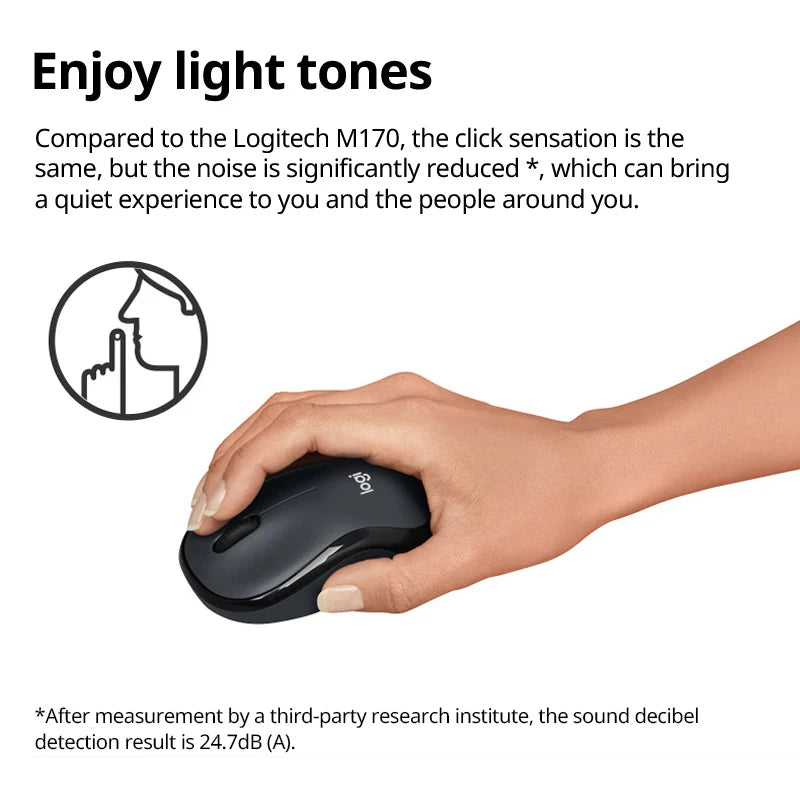 Logitech M240 4000dpi Optical Wireless Silent Mouse