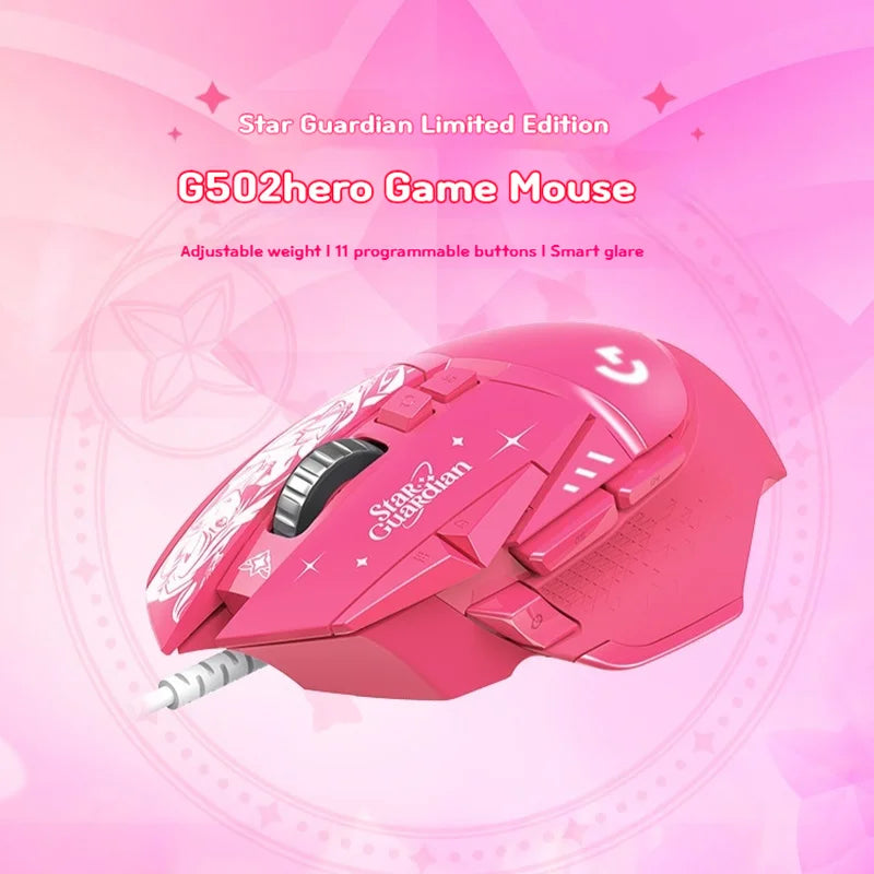 Logitech G502 hero Wired Gaming Mouse Mechanical LoL SG Guardian Of The Stars Kai 'Sa