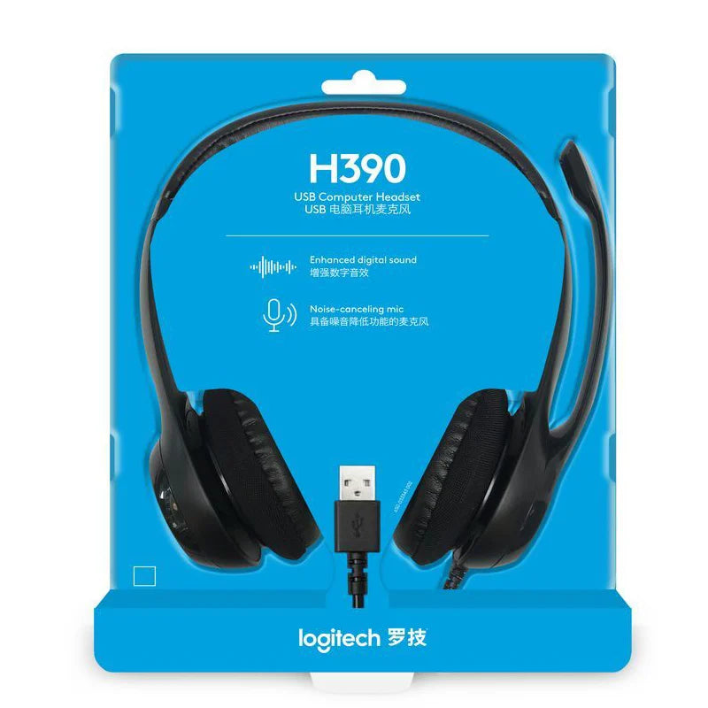 Logitech H390 Wired Computer Headset With Mic