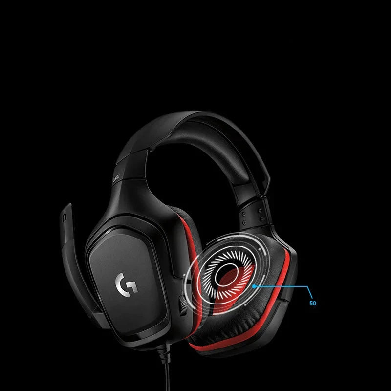 Logitech G331 Headworn Esports Earphones 3.5 Wired With Mic Surround Noise-Cancelling