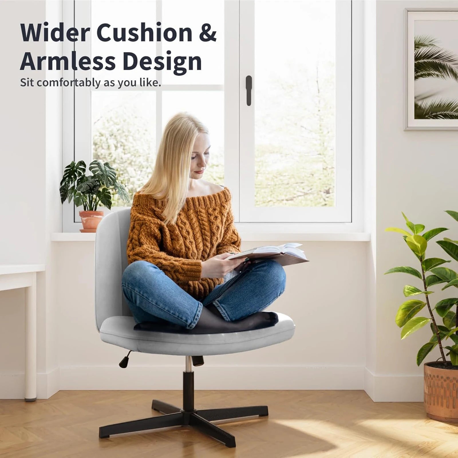 Office Desk Chair with Wider Cushion