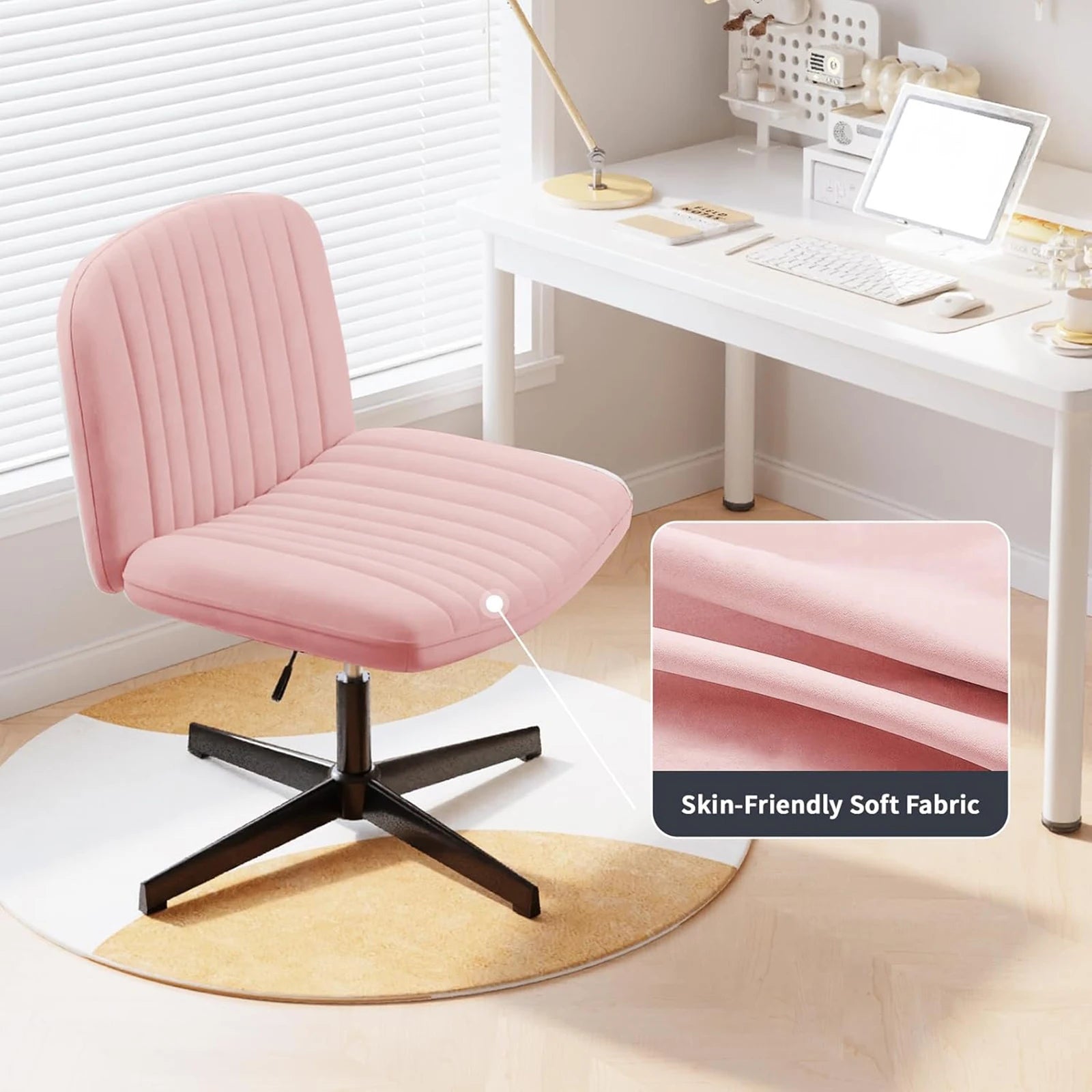 Office Desk Chair with Wider Cushion for Sitting in Tailored Seat