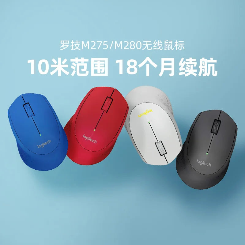 Logitech M280 Wireless Portable Mouse For Office Home Computer Game Usb Receiver M275 M280 Wireless Mouse Combos