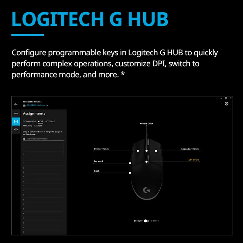 Logitech G305 6 Programmable Buttons Sensor 12000dpi Mouse