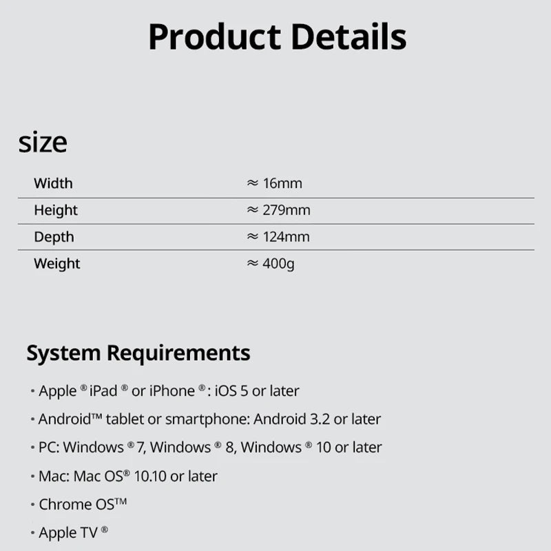 Logitech K380 Wireless Bluetooth Keyboard Slim Portable