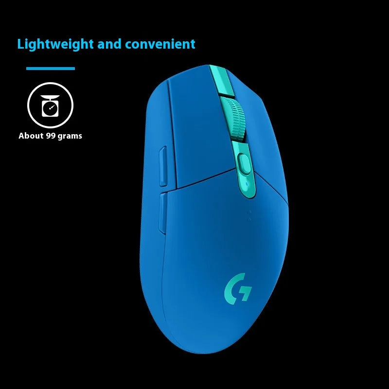 Logitech G304 LIGHT SPEED Gaming Mouse PUBG Lightweight Portable Mouse Programming Blue Wireless Gaming Mouse Combos