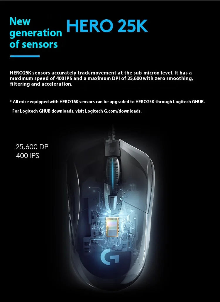 Logitech G403 Gaming Mouse Rgb Up To 25600dpi